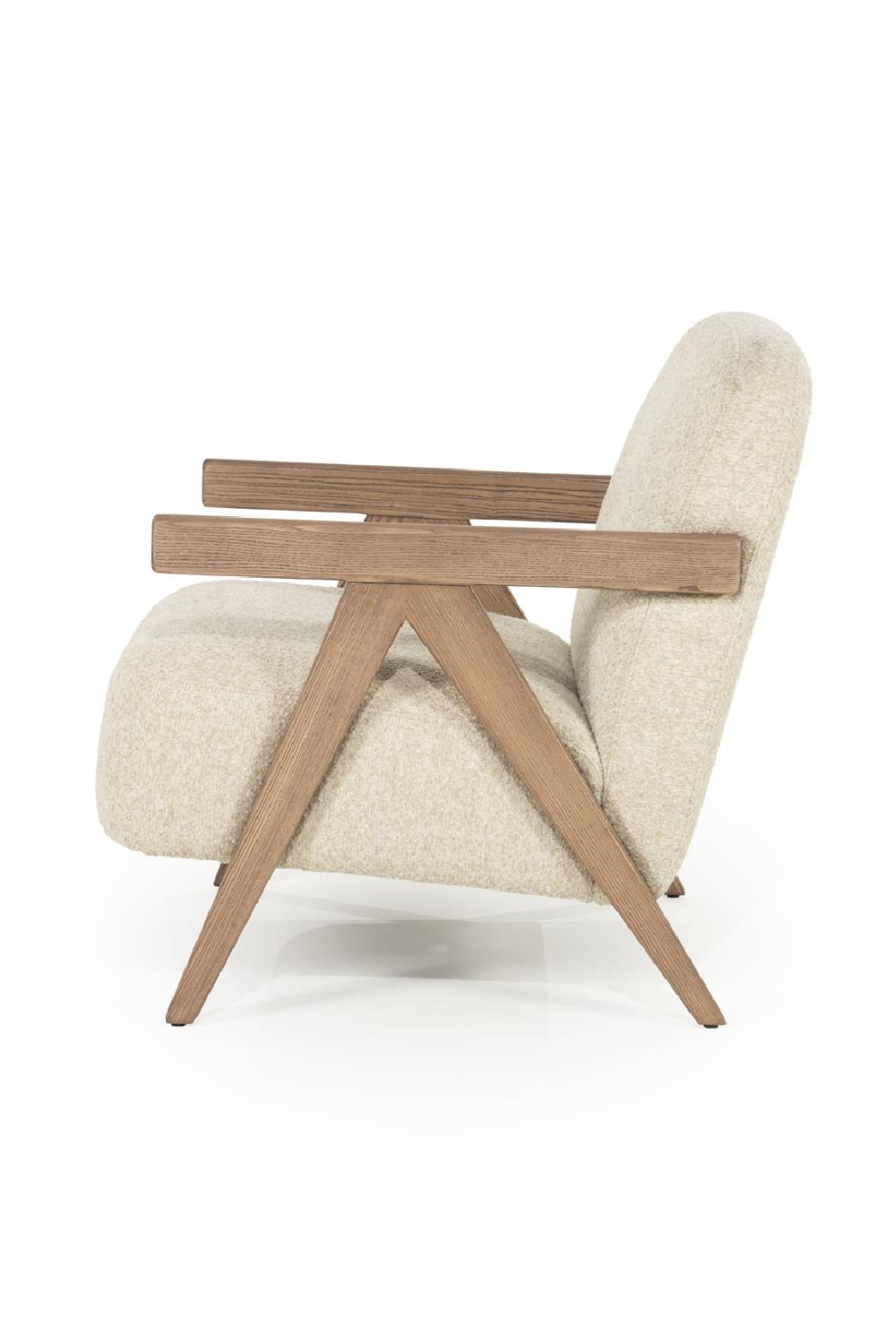 Ash Framed Lounge Armchair | Eleonora Francis | Oroa.com