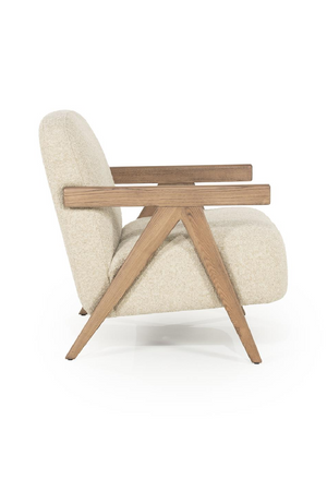 Ash Framed Lounge Armchair | Eleonora Francis | Oroa.com