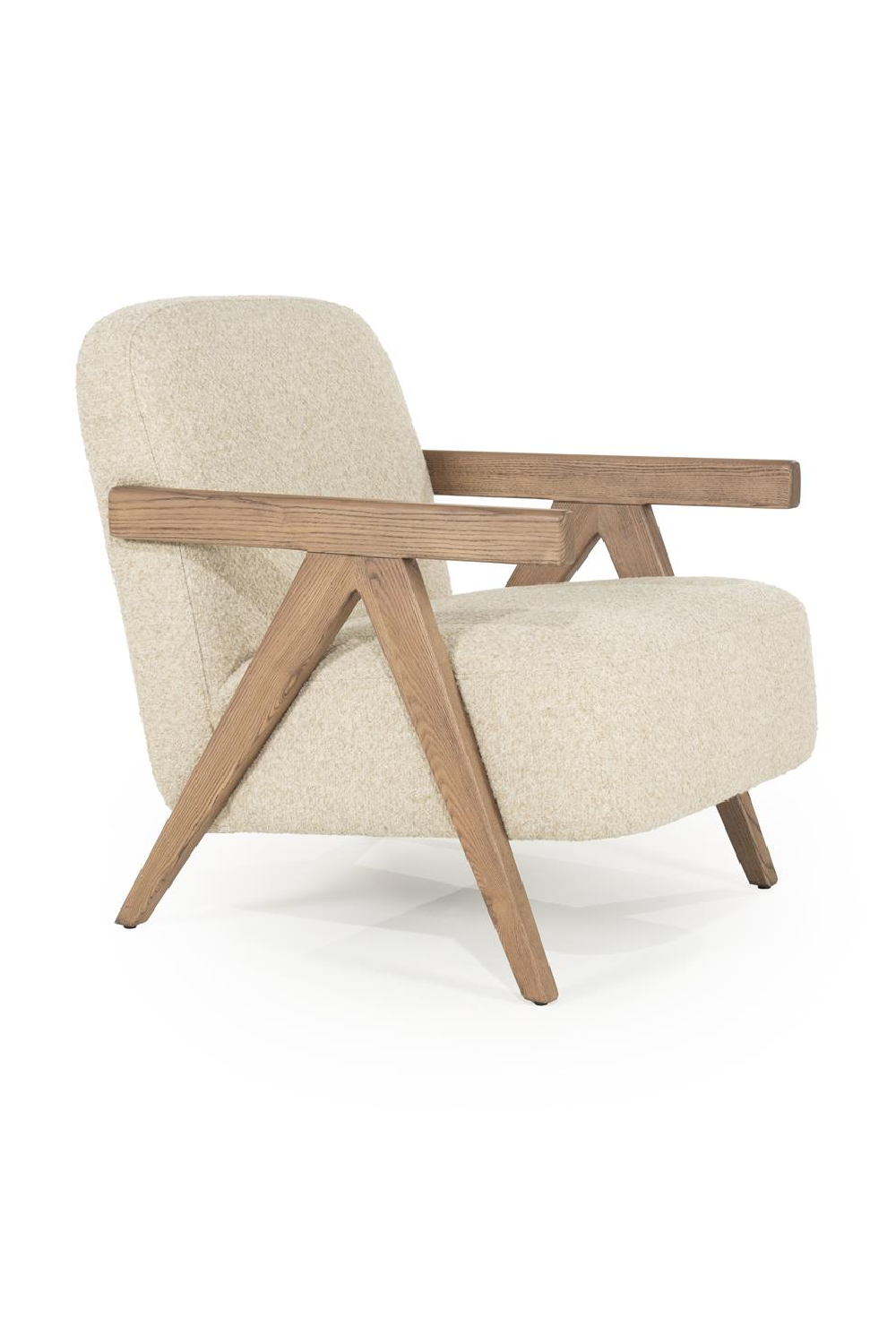 Ash Framed Lounge Armchair | Eleonora Francis | Oroa.com