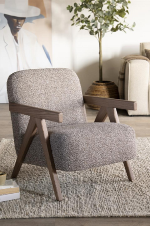 Ash Framed Lounge Armchair | Eleonora Francis | Oroa.com
