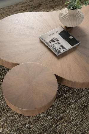 Organic-Shaped Walnut Coffee Table | Eleonora Bobbie | Oroa.com