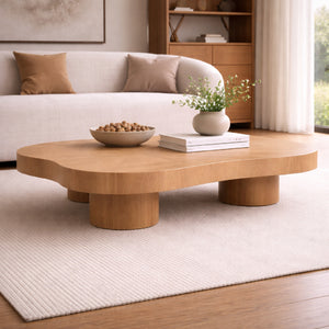   Organic-Shaped Walnut Coffee Table | Oroa.com