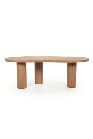Organic-Shaped Walnut Dining Table | Eleonora Bobbie | OROA.com