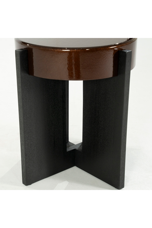 Shell Painting Side Table | Eleonora Juliet | OROA.com