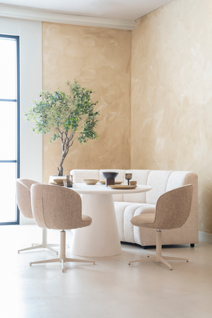 Curved Back Swivel Chair | Eleonora Molly | OROA.com