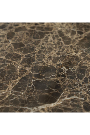 Brown Marble Square Side Table | Eleonora Rico | Oroa.com