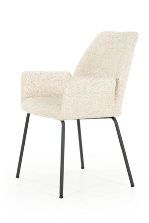Fabric Upholstered Dining Armchair | Eleonora Indy | OROA.com