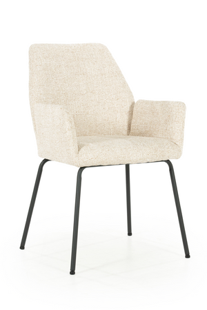 Fabric Upholstered Dining Armchair | Eleonora Indy | OROA.com