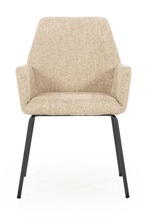 Fabric Upholstered Dining Armchair | Eleonora Indy | OROA.com