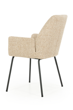 Fabric Upholstered Dining Armchair | Eleonora Indy | OROA.com