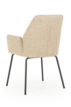 Fabric Upholstered Dining Armchair | Eleonora Indy | OROA.com