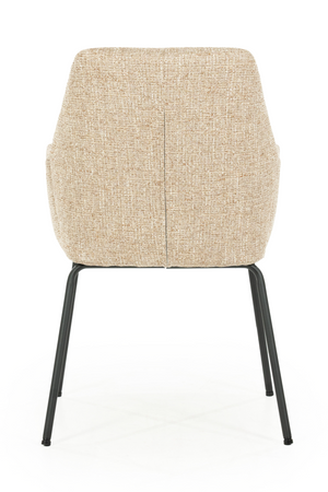 Fabric Upholstered Dining Armchair | Eleonora Indy | OROA.com