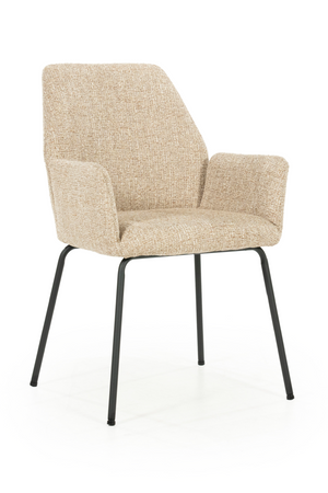 Fabric Upholstered Dining Armchair | Eleonora Indy | OROA.com