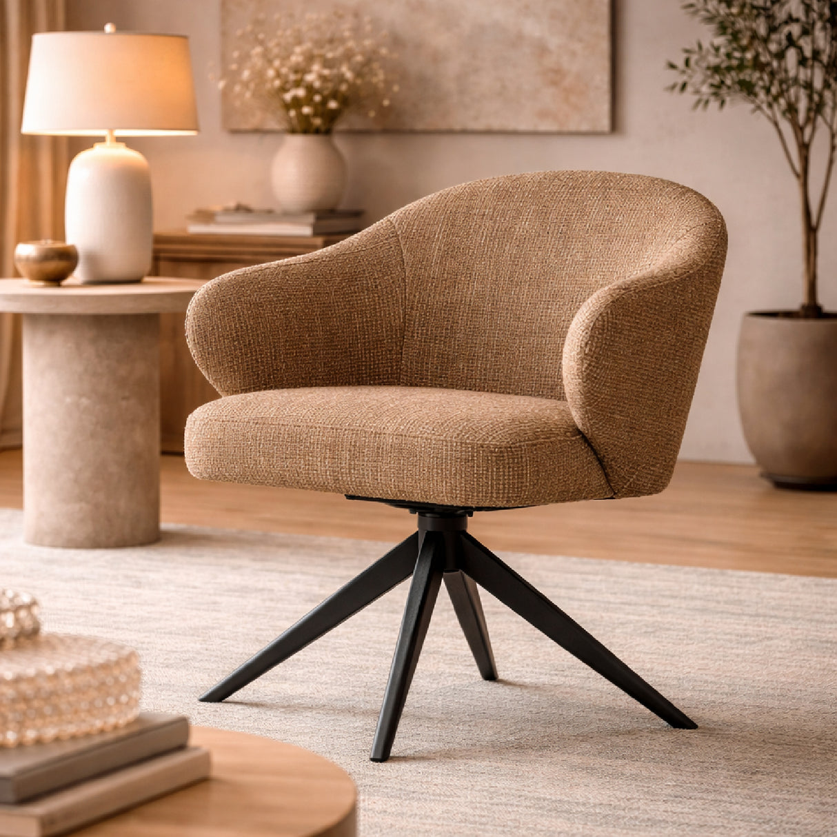   Fabric Swivel Chair | Oroa.com