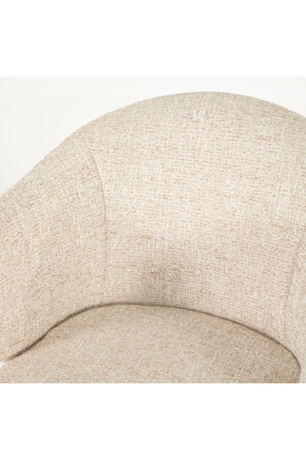 Oak Base Swivel Armchair | Eleonora Connor | OROA.com