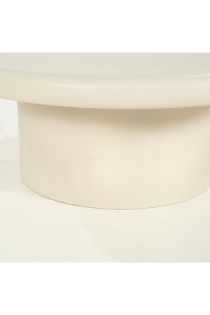 White Round Coffee Table | Eleonora Jade | OROA.com