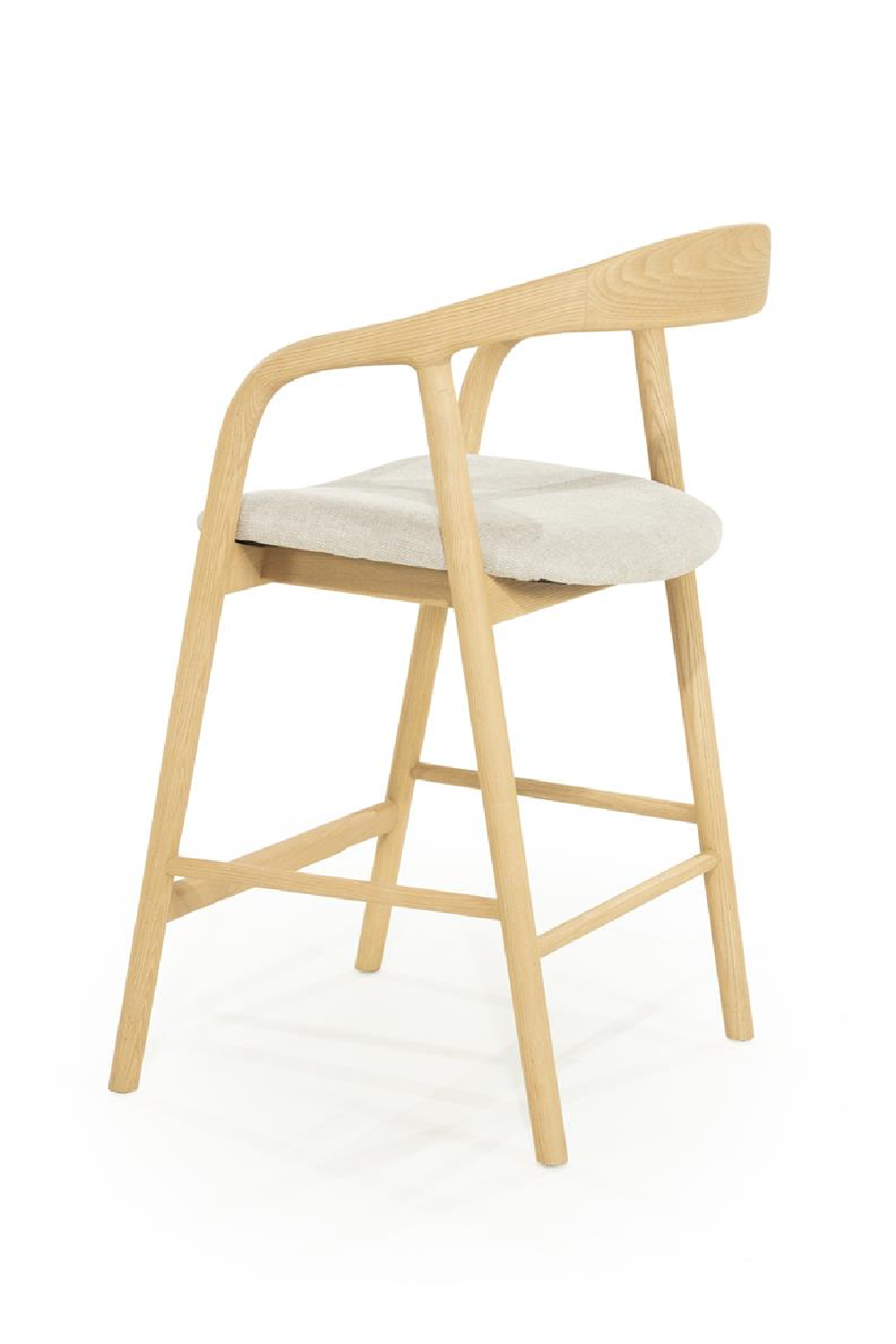 Lacquered Ash Wood Bar Chair | Eleonora Rayven | Oroa.com
