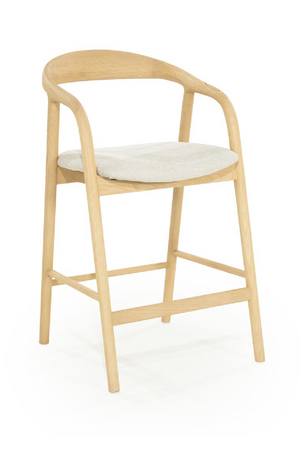 Lacquered Ash Wood Bar Chair | Eleonora Rayven | Oroa.com