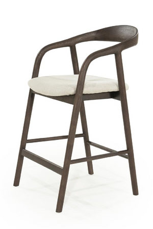 Lacquered Ash Wood Bar Chair | Eleonora Rayven | Oroa.com