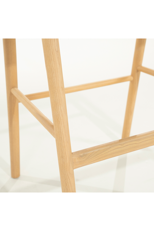 Lacquered Ash Wood Barstool | Eleonora Rayven | OROA.com