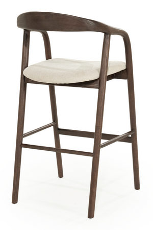Lacquered Ash Wood Barstool | Eleonora Rayven | OROA.com