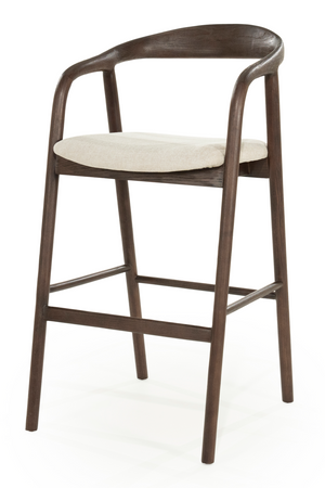 Lacquered Ash Wood Barstool | Eleonora Rayven | OROA.com