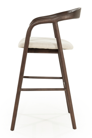 Lacquered Ash Wood Barstool | Eleonora Rayven | OROA.com
