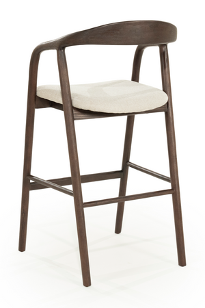 Lacquered Ash Wood Barstool | Eleonora Rayven | OROA.com