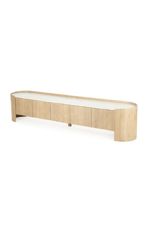 Marble Top Oak TV Cabinet | Eleonora Don | Oroa.com