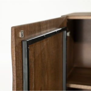   Square Pattern Wooden Cabinet | Oroa.com