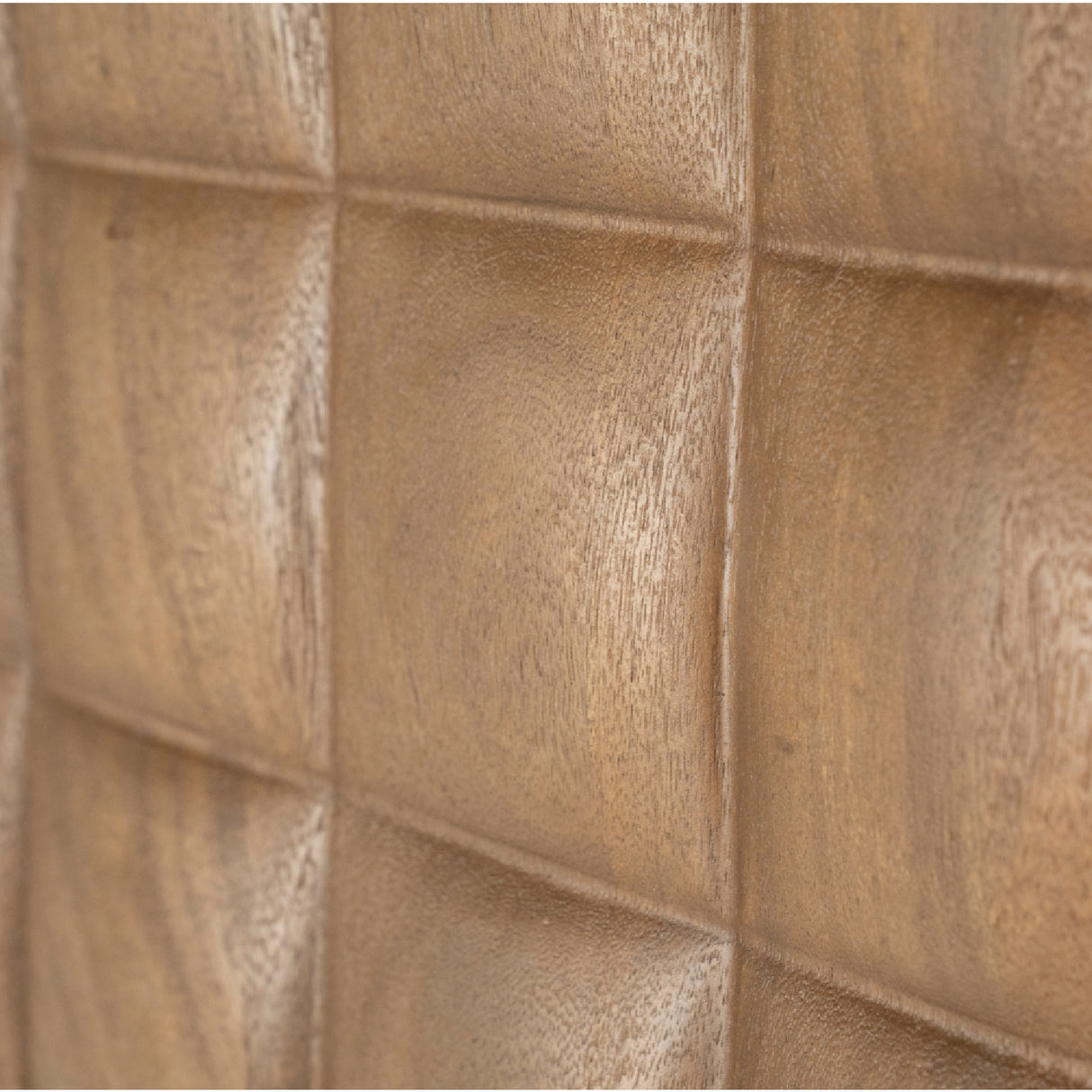   Square Pattern Wooden Cabinet | Oroa.com