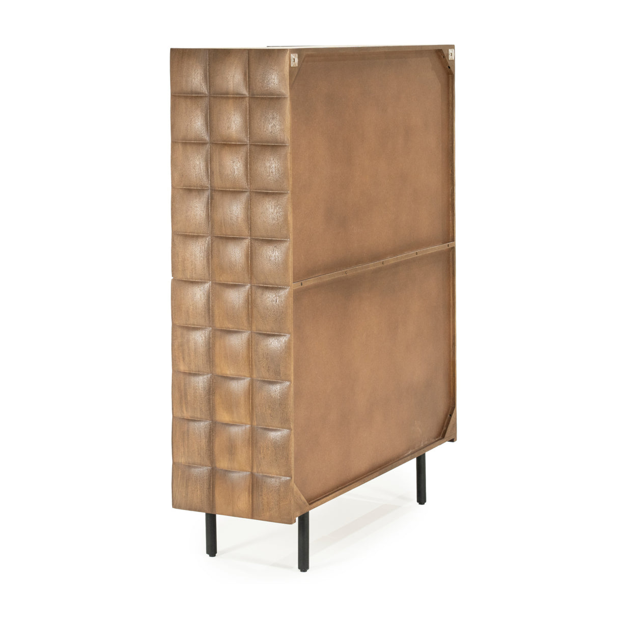   Square Pattern Wooden Cabinet | Oroa.com