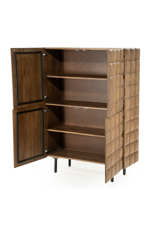 Square Pattern Wooden Cabinet | Eleonora Felix | Oroa.com