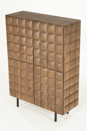 Square Pattern Wooden Cabinet | Eleonora Felix | Oroa.com