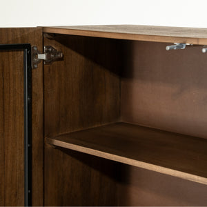   Square Pattern Wooden Cabinet | Oroa.com