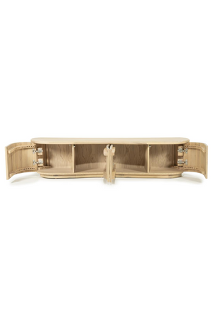 Lacquered Oak 4-Door TV Cabinet | Eleonora Josh | Oroa.com