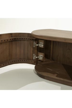 Lacquered Oak 5-Door TV Cabinet | Eleonora Josh | Oroa.com