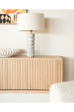 Fluted Oak TV Cabinet S | Eleonora Milo | OROA.com