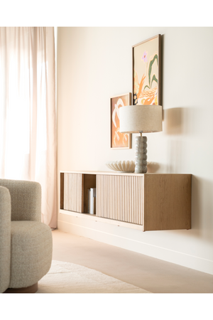 Fluted Oak TV Cabinet S | Eleonora Milo | OROA.com