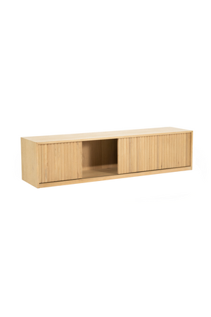 Fluted Oak TV Cabinet S | Eleonora Milo | OROA.com