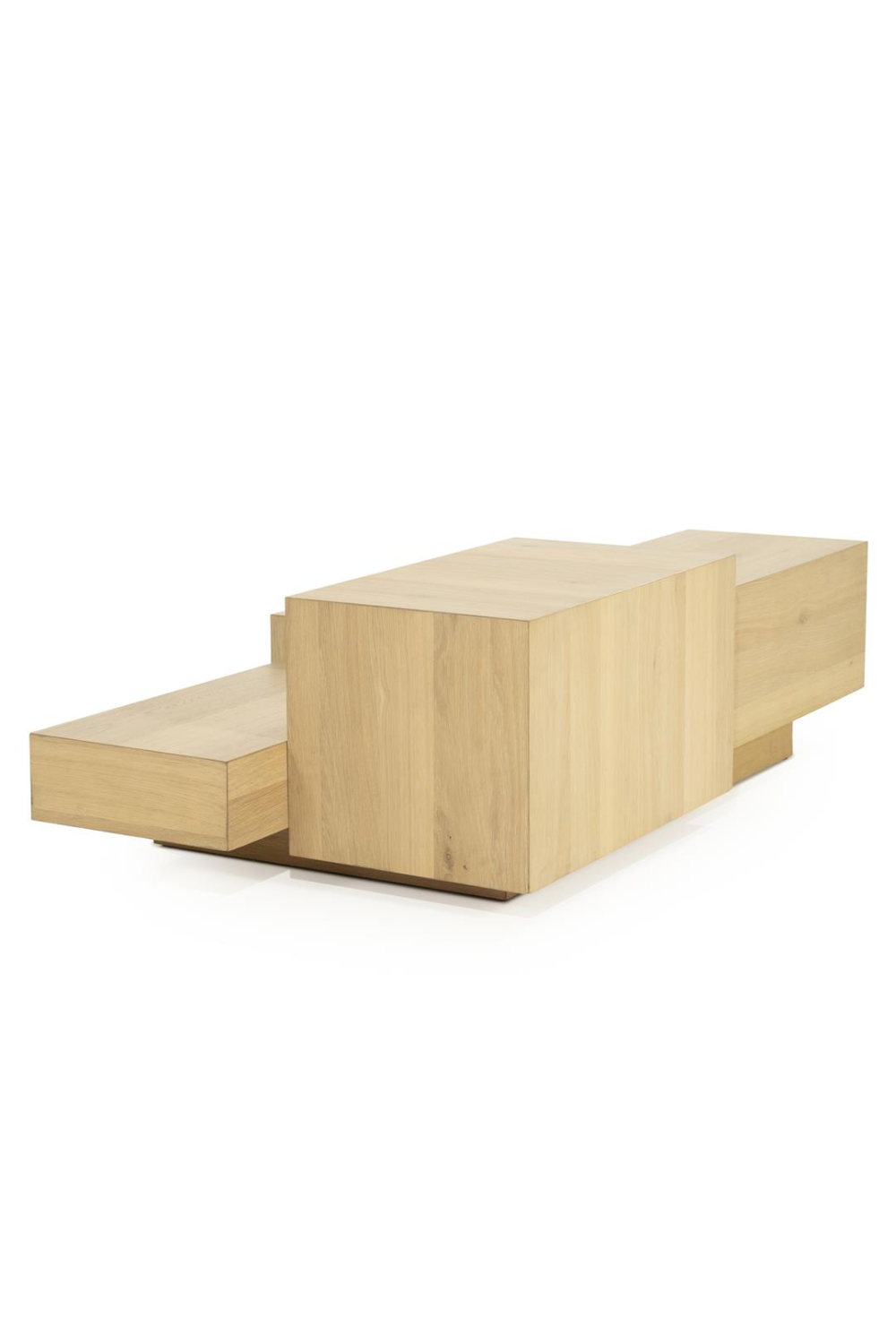 Multilayered Rectangular Oak Coffee Table | Eleonora Quinten | Oroa.com