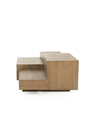 Multilayered Rectangular Oak Coffee Table | Eleonora Quinten | Oroa.com