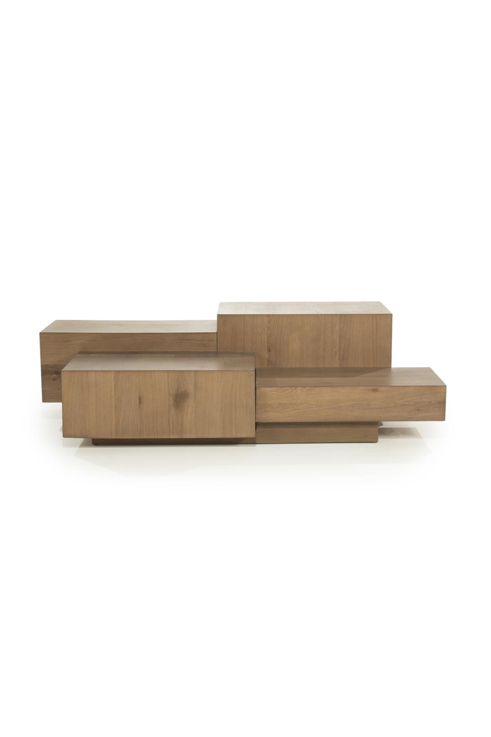 Multilayered Rectangular Oak Coffee Table | Eleonora Quinten | Oroa.com