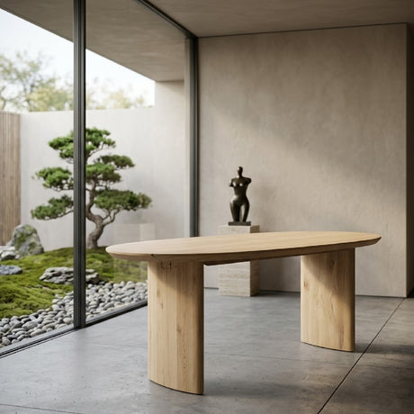   Oak Scandinavian Dining Table S | Oroa.com
