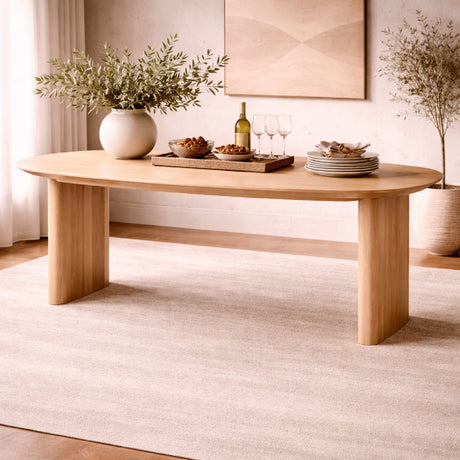   Oak Scandinavian Dining Table M | Oroa.com