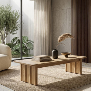   Rectangular Oak Coffee Table L | Oroa.com