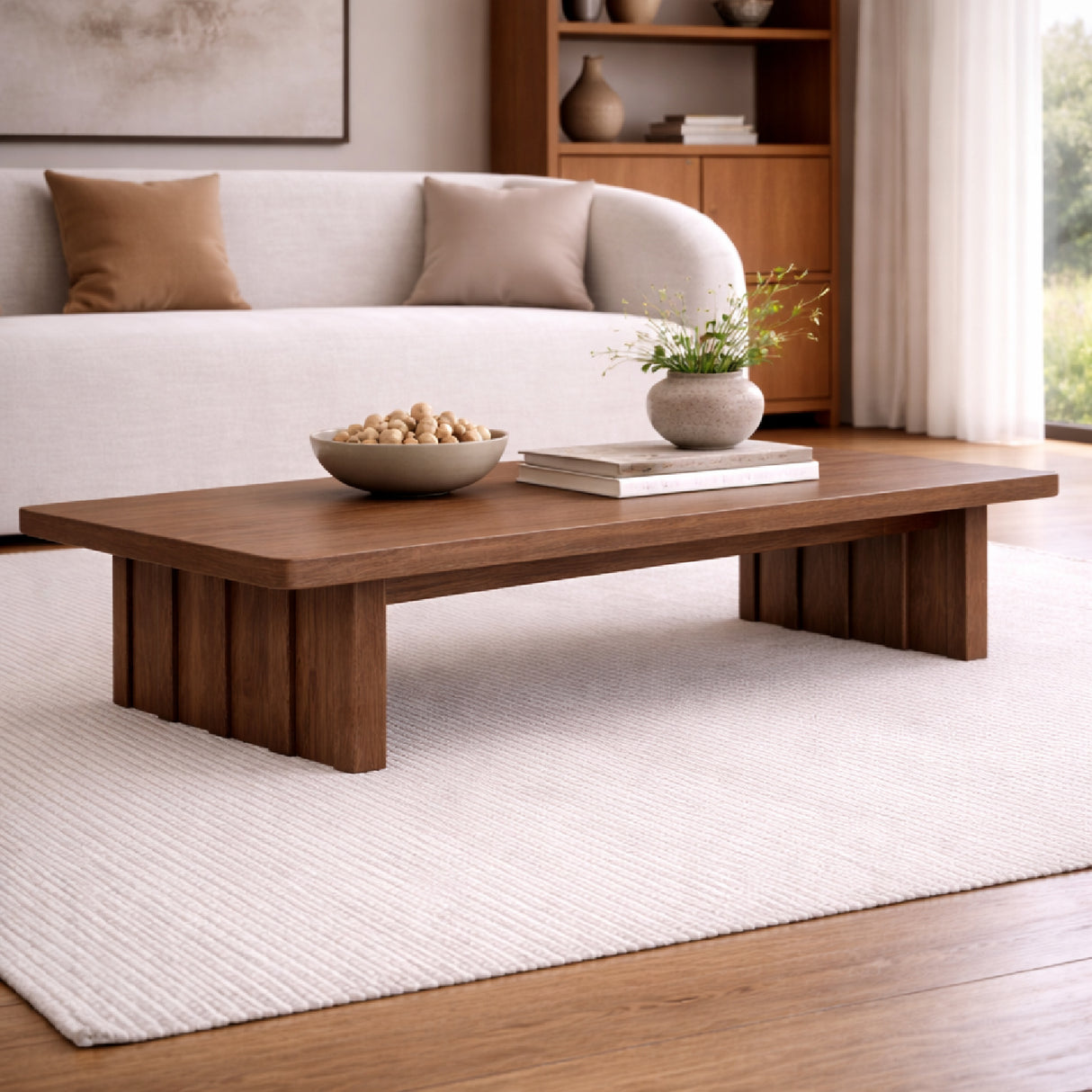   Rectangular Oak Coffee Table L | Oroa.com