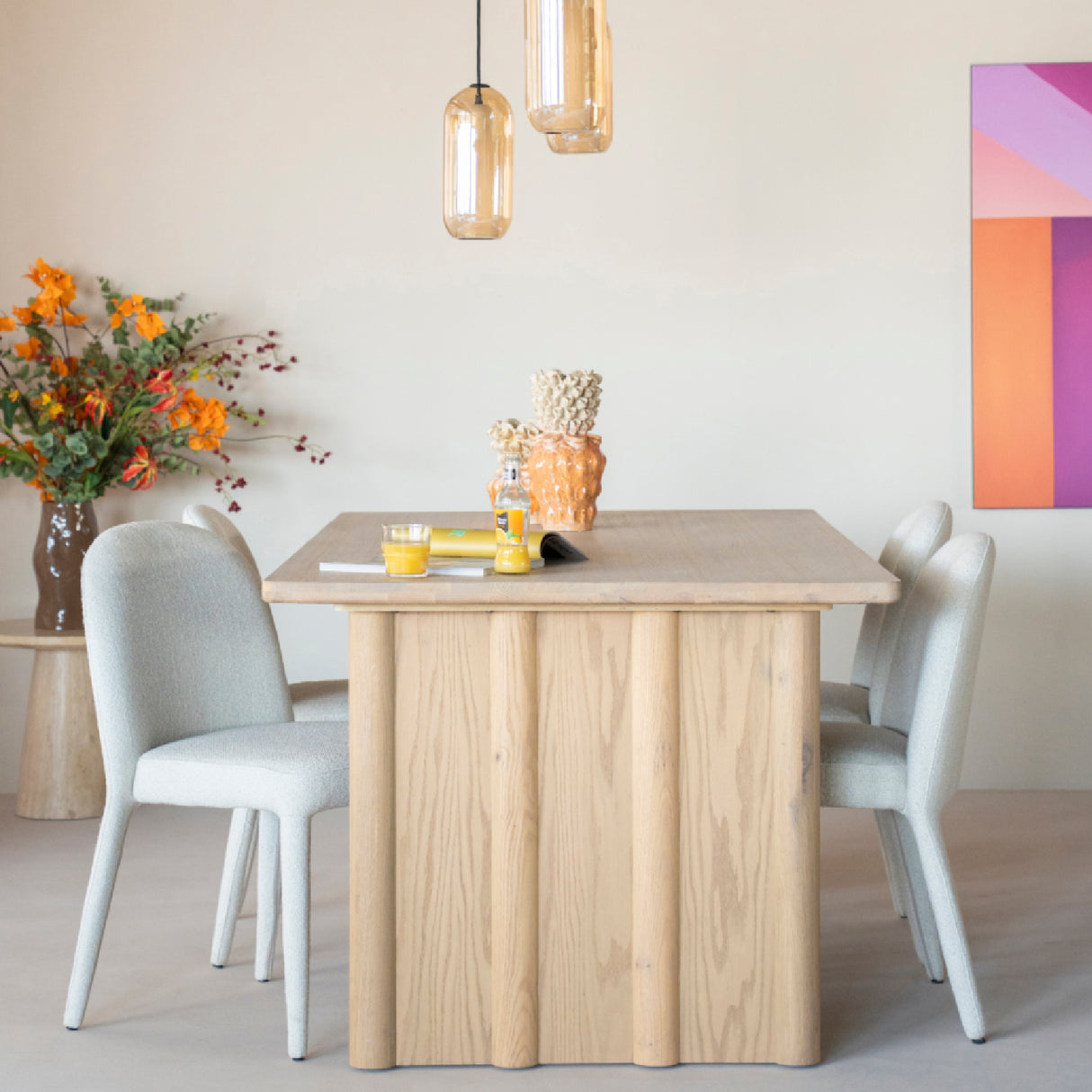   Rectangular Oak Dining Table S | Oroa.com