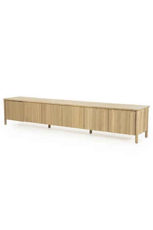 Oak Wood 6-Door TV Cabinet | Eleonora Jake | Oroa.com