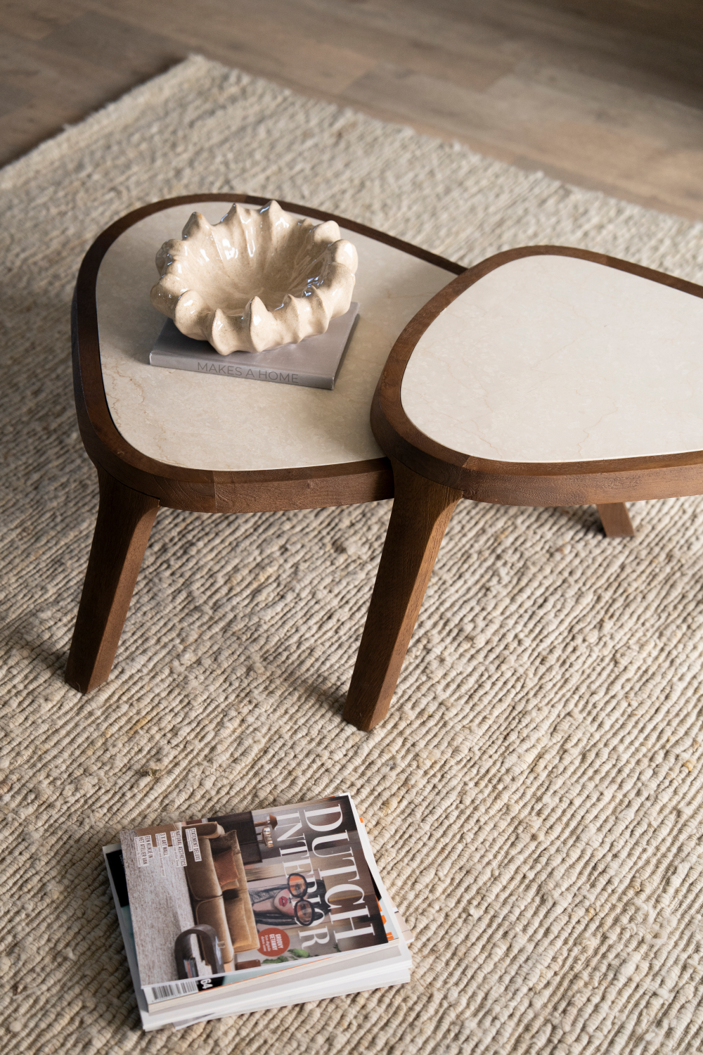 White Marble Top Coffee Table | Eleonora Fred | OROA.com